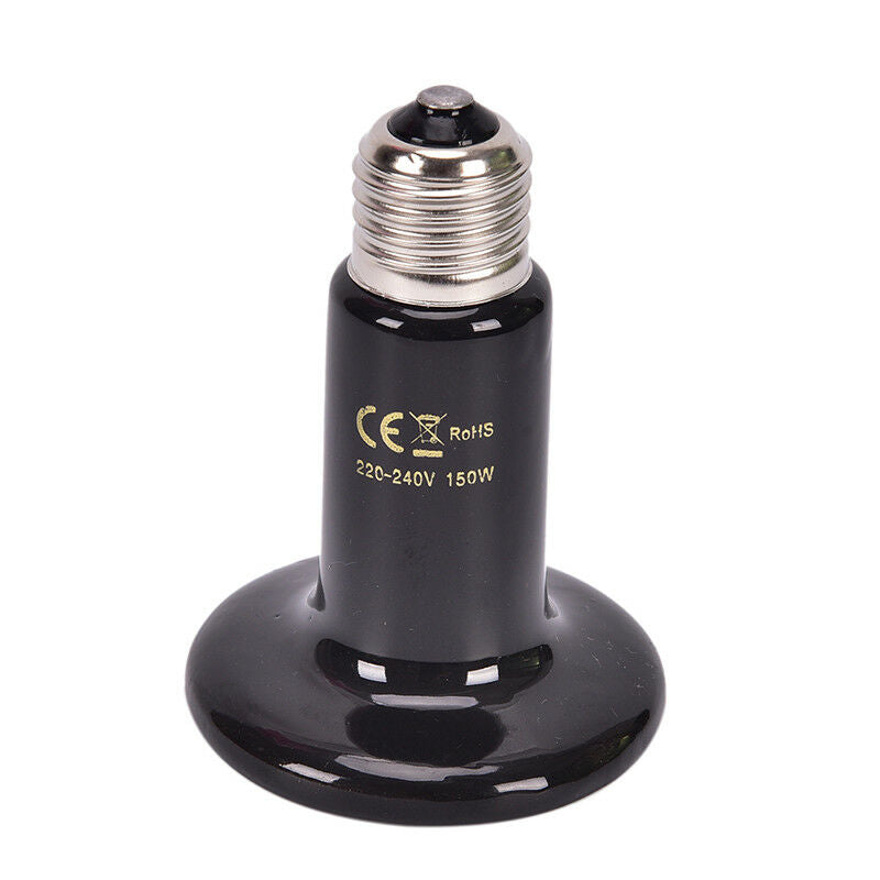 150W Infrared Ceramic Emitter Heat Light for Reptile Pet Brooder Lamp Bulb M&O