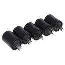 5Pcs 2Pin DIN male plug docking plug audio lamp power signal plug