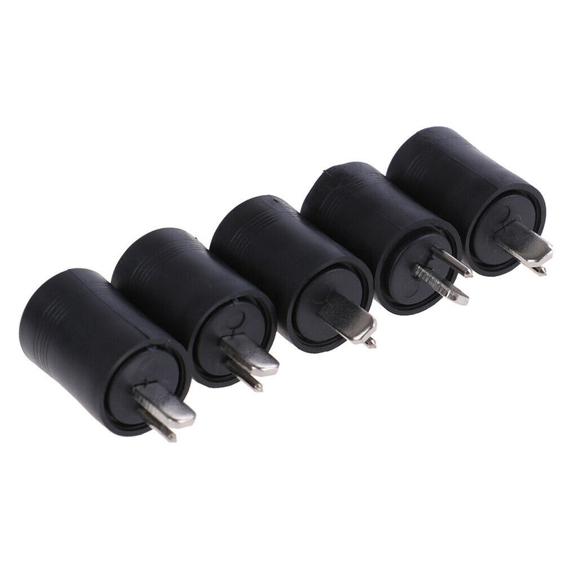 5Pcs 2Pin DIN male plug docking plug audio lamp power signal plug