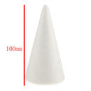10pcs Cone Shape Styrofoam Foam Craft for DIY Handmade Party Home Decoration