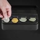 Car Coin Box Car Car Portable Plastic Purse Auto Parts Black