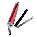 Motorcycle 28MM Red Muffler Exhaust Silencer 50 110 125 cc Dirt Bike ATV