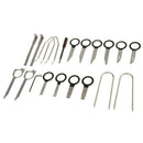 20PCS Professional Car Radio Removal Key Tool Kit Audio Tools Keys Stereo CD 3C