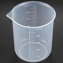 50 100 / 150 250 500ml Transparent plastic beakers graduate
