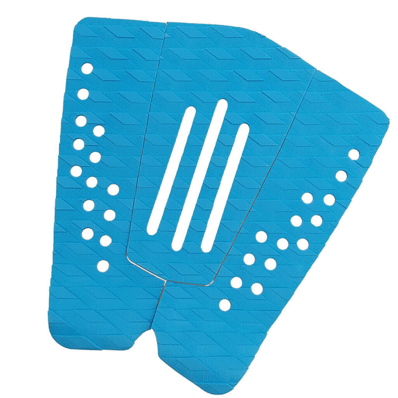 3 Count Blue Surfing Boards Anti-slip Decks Beach Surfboard Traction Pads for
