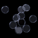 10Pcs 20mm plastic round applied clear cases coin storage capsules holde M&E
