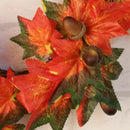 Maple Leaf Berry Wreath Halloween & Christmas Door Home Decor 35Cm