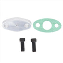 Turbo Oil Feed Inlet Flange Gasket Adapter Kit 4AN 4 AN Fitting T3/T4 fb J â„–[