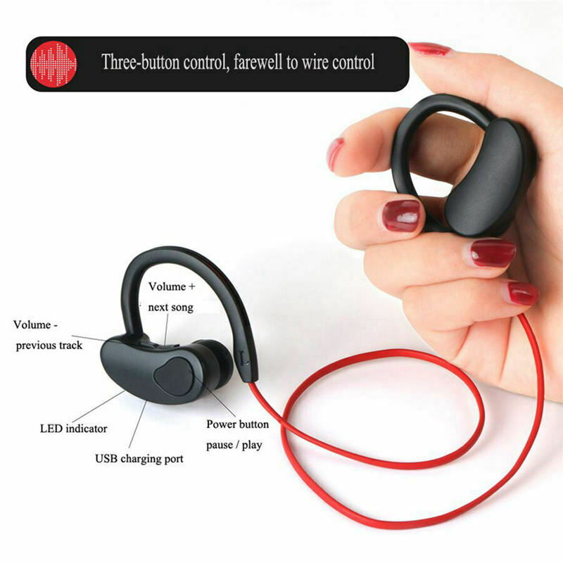 Sport Bluetooth Earphone Wireless Headphones Headset With Mic Stereo Blueto F6T6