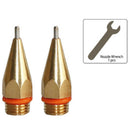 2Pcs 1Mm Aperture Diameter Hot Melt Glue Nozzle 1.0X40Mm Copper Nozzle With