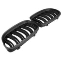 1Pair Car Matt Black Front Bumper Kidney Grille for Bmw 3-Series E90/E91 Se