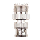 Female Jack to BNC Male Plug Radio Antenna RF Coaxial Adapter SL16/UHF-BNC