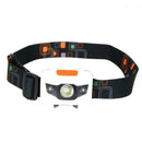 300LM Mini Super Bright Headlight R3 + 2 LED 4 mode white orange