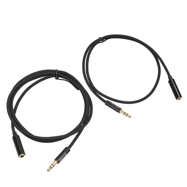 2x Headphone Extension Cable 3.5mm Jack Male to Female Aux Cable