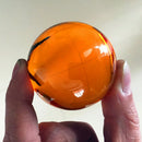 Amber Natural Quartz Magic Crystal Healing Ball Sphere 50mm Feng Shui  OZ