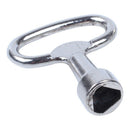 Key slot for bolt Triple-cornered Triangular metal panel 8 mm x 2
