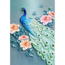 5D DIY Full Drill Diamond Painting Lordly Peafowl Cross Stitch (B1549)