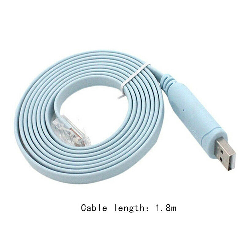 1.8M USB to RJ45 For Cisco USB Console Cable FTDI 744664241835 A7H5NWUS Cons Hn