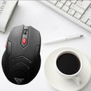 M6 2.4GHz Wireless Ergonomic Mice 1600DPI Adjustable 6 Keys Optical Mouse