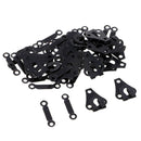 40 Sets Copper Sew-on Sewing Hook & Bar Closures for Dress Skirt Tunic Decor