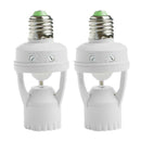 2pcs Remote Control Light Lamp Socket E27 Bulb Base Holder, Light Switch Kit,
