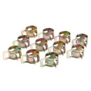 10Pcs 13mm Spring Band Type Fuel Vacuum Hose Silicone Pipe Tube Clamp Clip