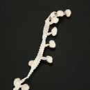 20 Yard 10MM PomPom Trim Ball Fringe Ribbon DIY Sewing Accessory Lace Beige