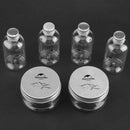 7pcs/set Portable Spice Cruets Seasoning Jar Pouch Camping BBQ Organizer