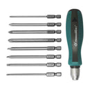 9pcs S2 Alloy Steel Replaced Screwdriver Blade Heads Opening Repair Tool