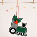 Creative Snowman Santa Claus Pendant Ultrasonic Non-Woven Tree Ornament (B) A