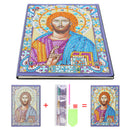 DIY Special Shaped Diamond Painting Religion 50 Pages A5 Office Notebook