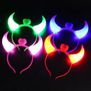 5 Pieces Of Luminous Stereo Devil'S Horns Ear Clips Women'S Headband Horns  Y2L9