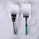 Plastic Super Suction Cup Razor Rack Shaver Home Bathroom Wall Storage Holderâœ”