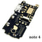 USB port charger dock plug connector flex cable for Note 4 charging port bo OZ