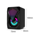 Surround Sound System LED PC Speakers Gaming Bass USB Wired for Desktop Computer