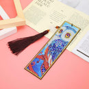 DIY Owl Special Shaped Diamond Painting Leather Bookmark Tassel Book Marks