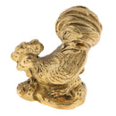 2pcs Traditional Chinese Zodiac Animals Statute Collections, Pig & Rooster