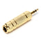3.5mm Male To 6.35mm Female Stereo Audio Plug Headphone Jack Adapter Converte ES