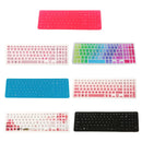 Silicone Keyboard Skin Cover Film for Dell 15CR 15'' Notebook PC Clear Pink