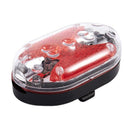 Bicycle 9 Red LED Flashlight 6 Modes Rear Lamp w Bracket