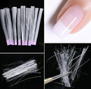 10pcs White Nail Form Fiberglass for Nail Quick Extension Acrylic Tips DIY T ME