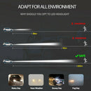2x Mini H1 COB LED Headlight Bulbs White 1200W 260000LM 6000K High Low Beams