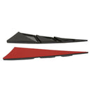 Pair ABS Universal Car Simulation Hood Vent Decor Sporty Side Air Flow StickS Nw