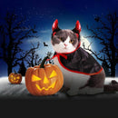 Cat Costume Christmas Pet Costumes cat cape& hat Pet Cape Cat Halloween Cos