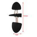 6x Retro Style Black Leather Horn Toggle Buttons Duffle Coat Craft Decor DIY