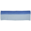 Gradient Color Wrap Ladies Shawl Silk Chiffon Scarf Scarves (Light blue to  F8P3