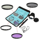 Camera Set UV FLD CPL ND4 58Mm Circular Polarizer Protector Polarizing Filt S3X8