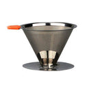 Stainless Steel Coffee Dripper Filter Double Layer Tea Strainer Kitchenware