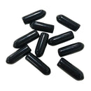 10x Airbrush Bottles Caps Pour Covers Siphon Adapter Liquor Covers Black