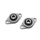 2Pcs 8mm Bore Diameter KFL08 Pillow Block Bearing Flange Rhombic Bearings ME